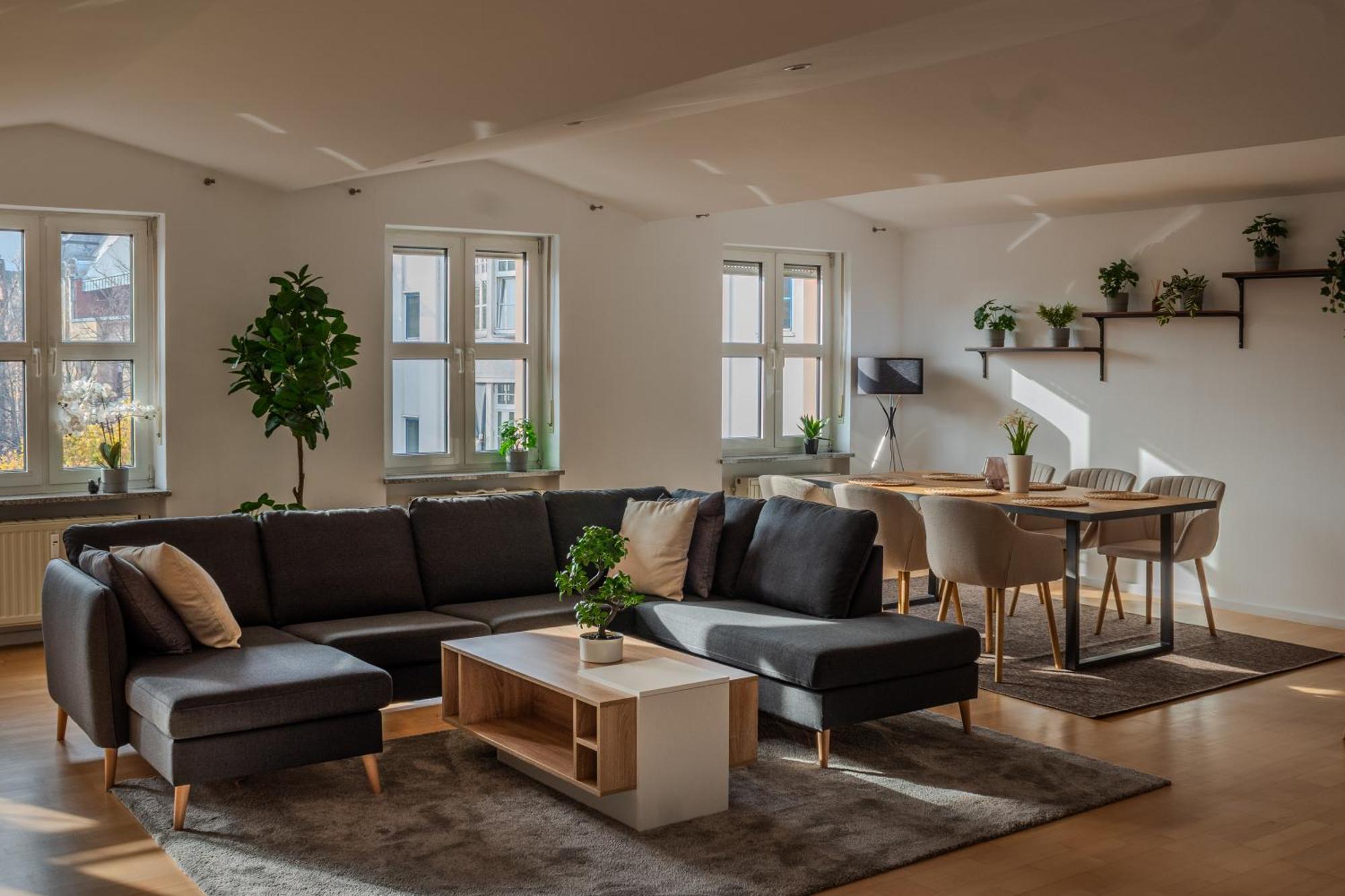 Penthouse-Maisonette - City Center, Highspeed Internet, Garage 沃尔姆斯 外观 照片